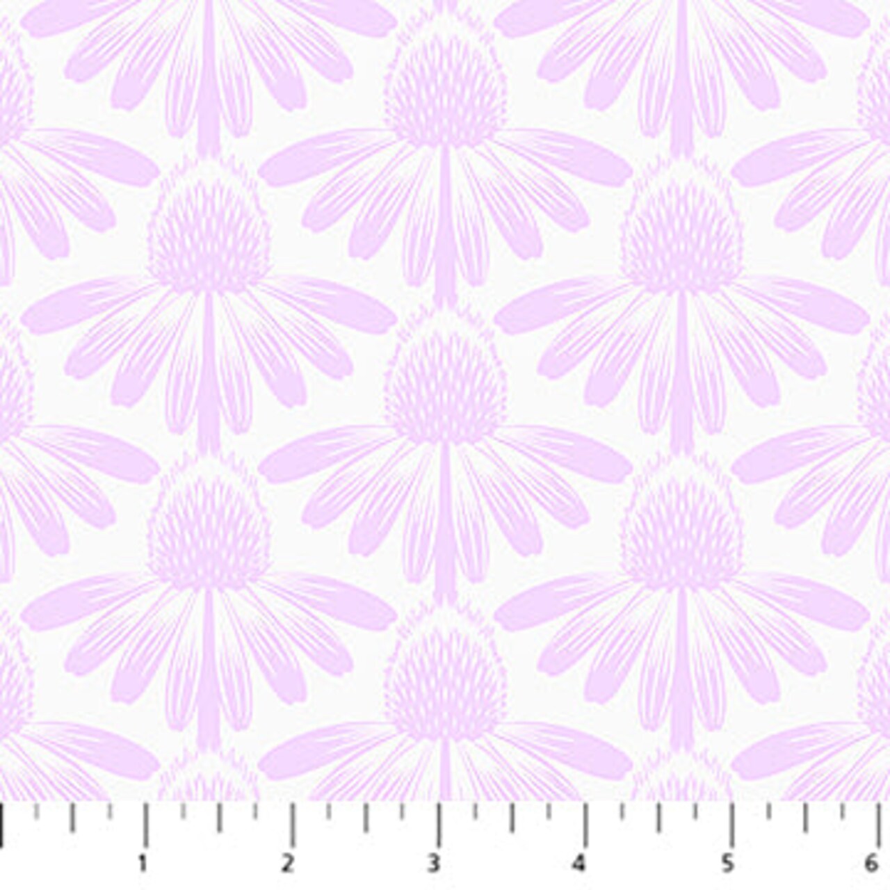 Fabric Northcott Anna Maria Lilac Coneflower Indelible Soft by the Quarter Yard AMT1001-84L